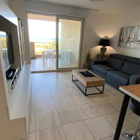 T2 Front De Mer, De Standing Avec Piscine, Proche Thalasso דירה