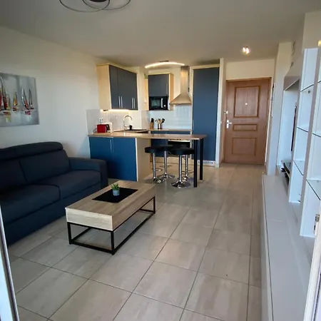 T2 Front De Mer, De Standing Avec Piscine, Proche Thalasso דירה *